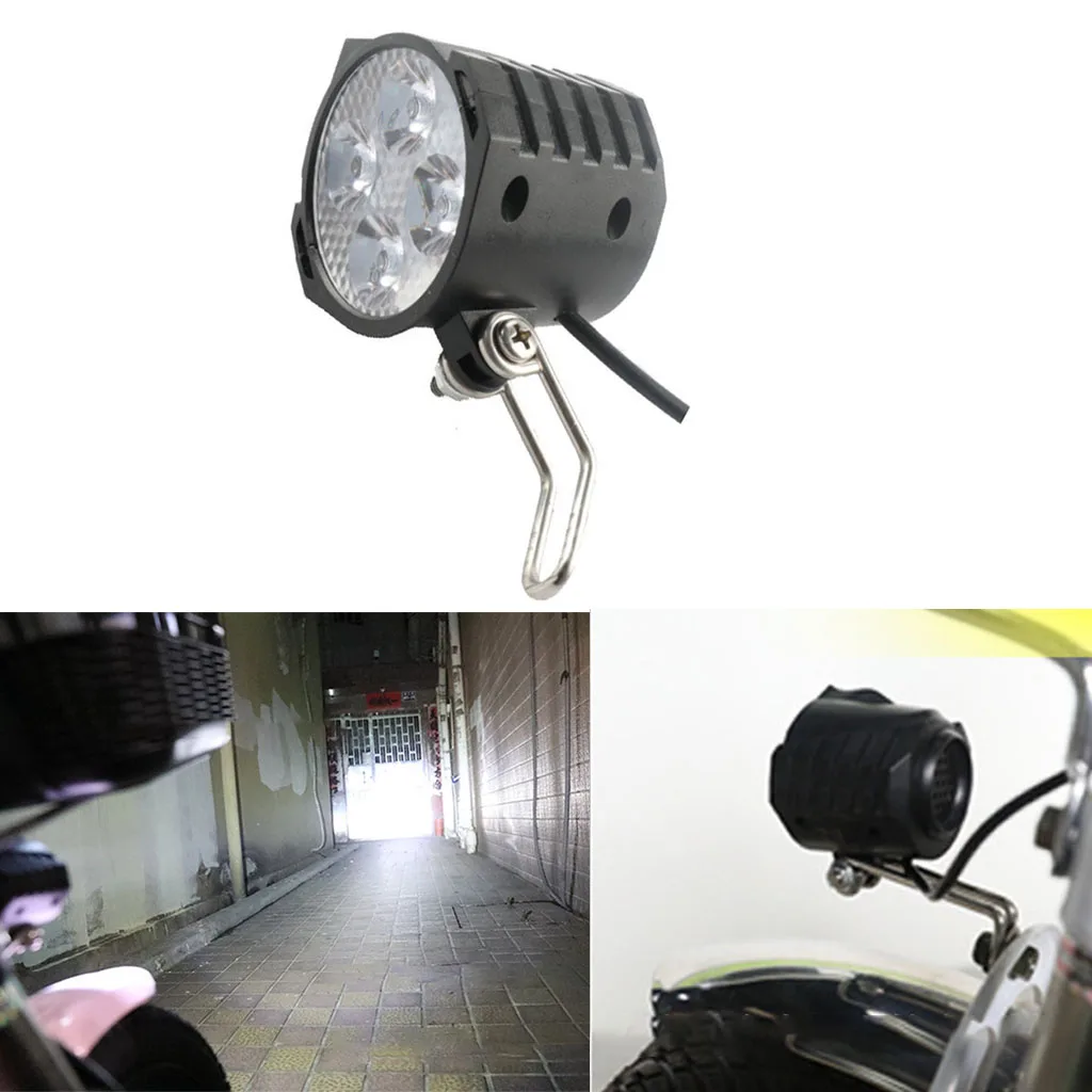 Electric Bicycle 12W Bright Headlights LED Spotlight Built-In Horn Front Light Scooter Front Light Modification Cycling Outdoor
Electric Bicycle 12W Bright Headlights LED Spotlight Built-In Horn Front Light Scooter Front Light Modification Cycling Outdoor