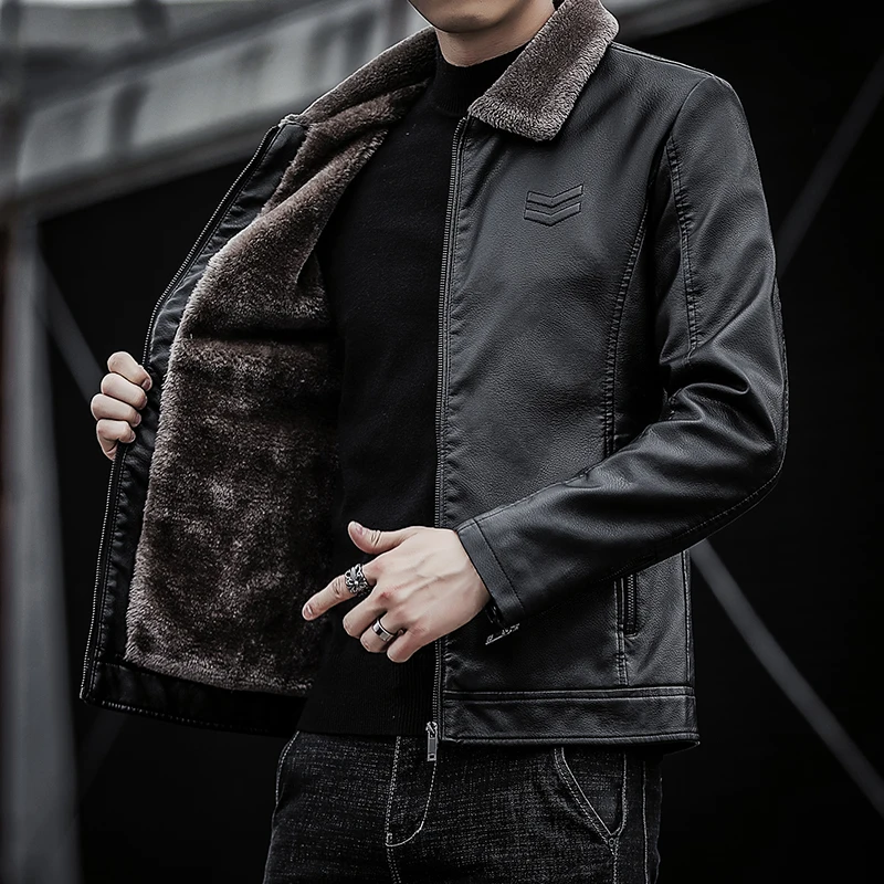 Men Winter New Leather Jackets Autumn and Winter Fur Coat with Fleece Warm Fur Pu Jacket Biker Warm Leather YL1117 4XL
Men Winter New Leather Jackets Autumn and Winter Fur Coat with Fleece Warm Fur Pu Jacket Biker Warm Leather YL1117 4XL
