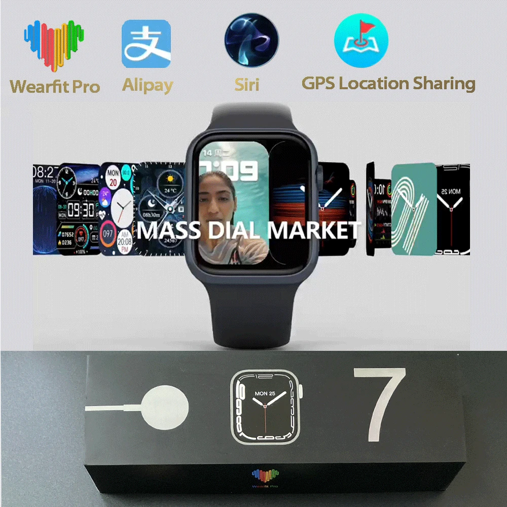 Спортивные Смарт-часы N78 серия 7 женские мужские и GPS-браслет для фитнеса PK W37 Pro |
