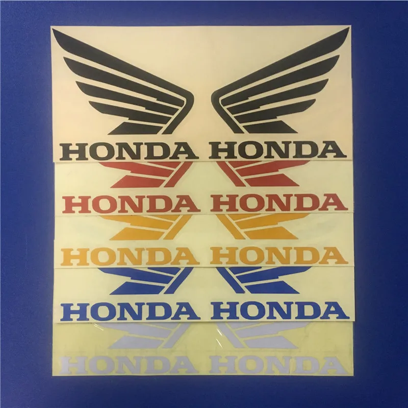 

brand logo Badge wind Emblem motorbike moto accessories ATV Off-road decoration dirt pit bike decal for honda motorcycle sticker