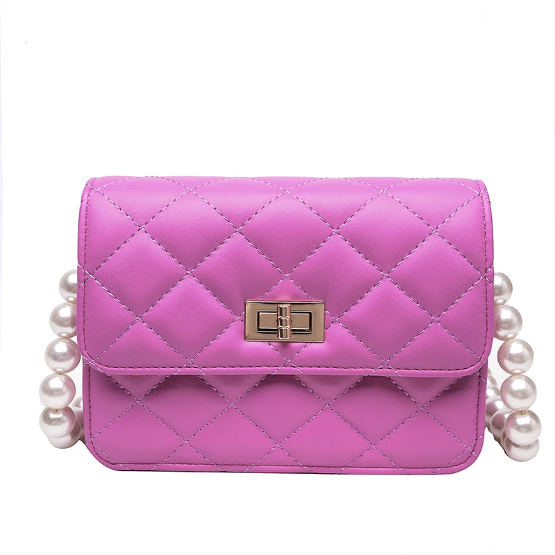 Lattice Square Crossbody bag 2021 Summer New High-quality PU Leather Women's Designer Handbag Pearl strap Shoulder Messenger Bag
Lattice Square Crossbody bag 2021 Summer New High-quality PU Leather Women's Designer Handbag Pearl strap Shoulder Messenger Bag