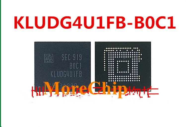 KLUDG4U1FB B0C1 UFS128G памяти на носителе eMMC 128 ГБ ИС флэш NAND чип BGA153 UFS2.1 пайки мяч|Платы для