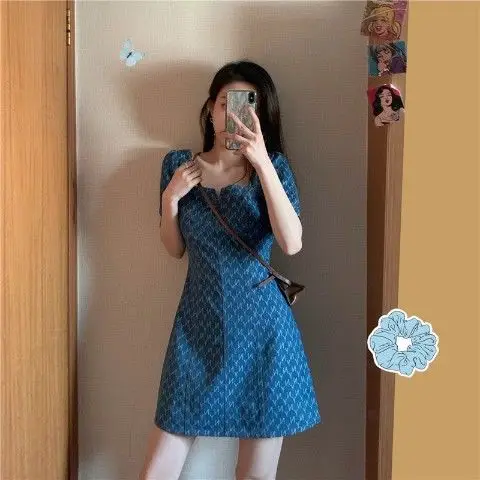 Dress Summer 2021 New Waist Slim Temperament Skirt Woman Sexy Dress
Dress Summer 2021 New Waist Slim Temperament Skirt Woman Sexy Dress