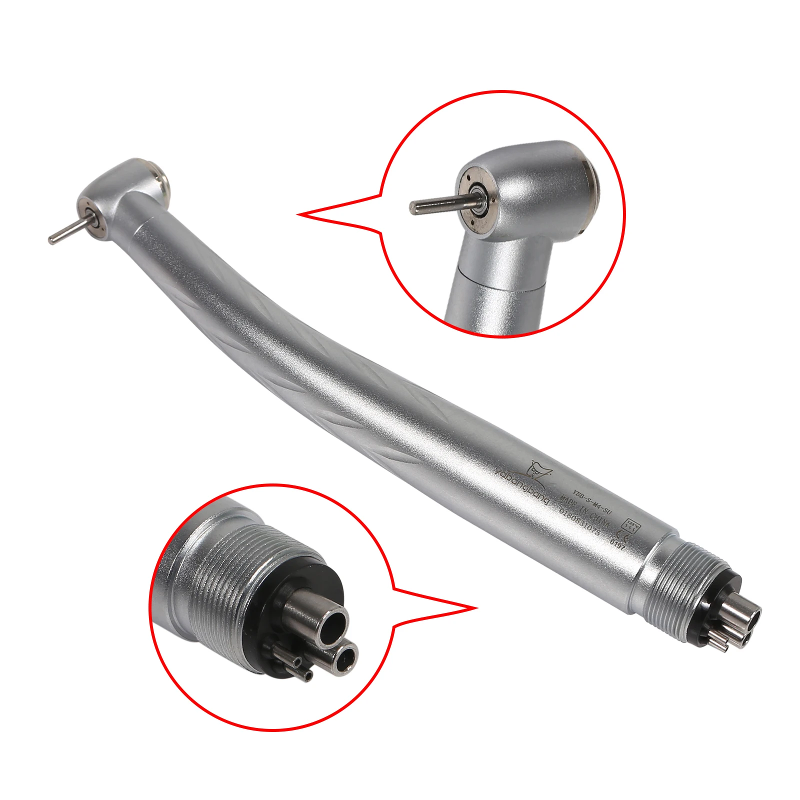 1-10pcs Dental High Speed Handpiece 4 Hole Air Turbine Push Button Standard Head 3 Water Spring Rotor/Cartridge NSK Style
1-10pcs Dental High Speed Handpiece 4 Hole Air Turbine Push Button Standard Head 3 Water Spring Rotor/Cartridge NSK Style