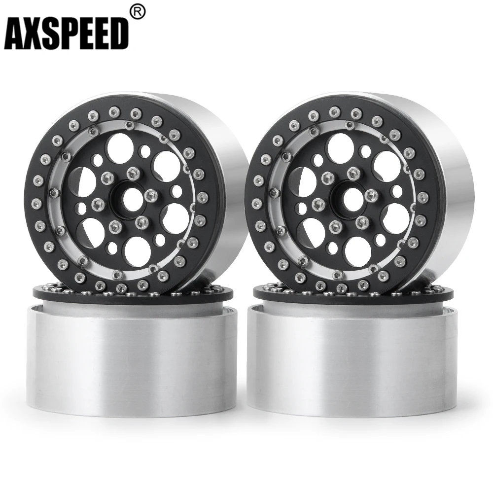 AXSPEED 4Pcs 2.2" Alloy Beadlock Wheel Rims 1/10 Wheels Hubs for SCX10 90046 90047 Wraith 90018 TRX4 RC Crawler Car Parts
AXSPEED 4Pcs 2.2" Alloy Beadlock Wheel Rims 1/10 Wheels Hubs for SCX10 90046 90047 Wraith 90018 TRX4 RC Crawler Car Parts