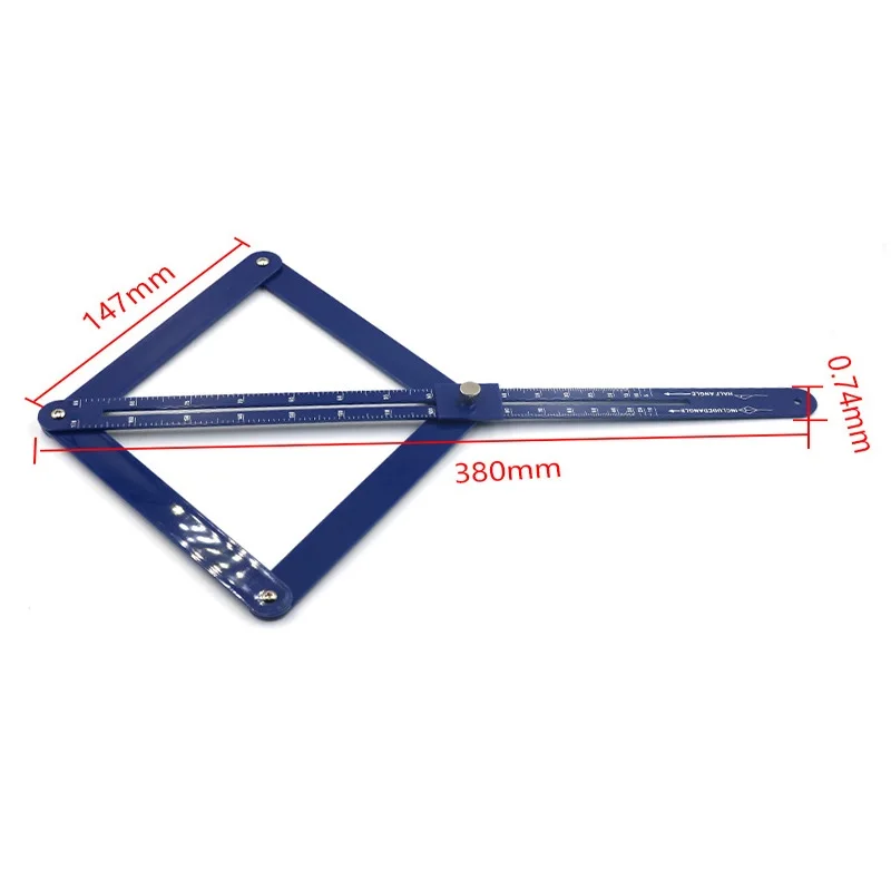 380mm DIY Multi-angle Corner Angle Finder ABS Protractor Tile Wood Ruler Woodworking Model Craft Angle Square
380mm DIY Multi-angle Corner Angle Finder ABS Protractor Tile Wood Ruler Woodworking Model Craft Angle Square
