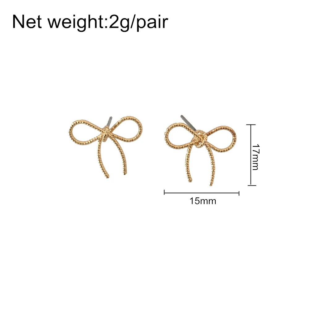 New Arrivals Super Delicate Gold Color Plating Textured Wire Ribbon Stud Earrings For Women Girl Cute Lovely Pretty Jewelry
New Arrivals Super Delicate Gold Color Plating Textured Wire Ribbon Stud Earrings For Women Girl Cute Lovely Pretty Jewelry