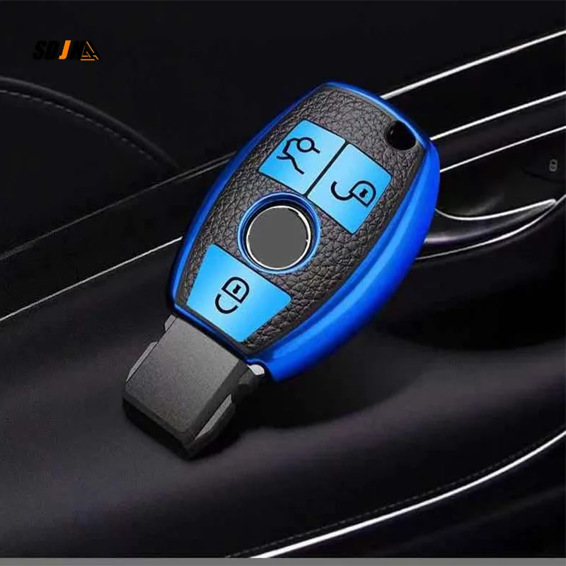 Leather TPU Car Key Fob Case Cover Protector For Mercedes Benz E C G M R S Class W204 W212 W176 GLC CLA AMG Car Accessories
Leather TPU Car Key Fob Case Cover Protector For Mercedes Benz E C G M R S Class W204 W212 W176 GLC CLA AMG Car Accessories