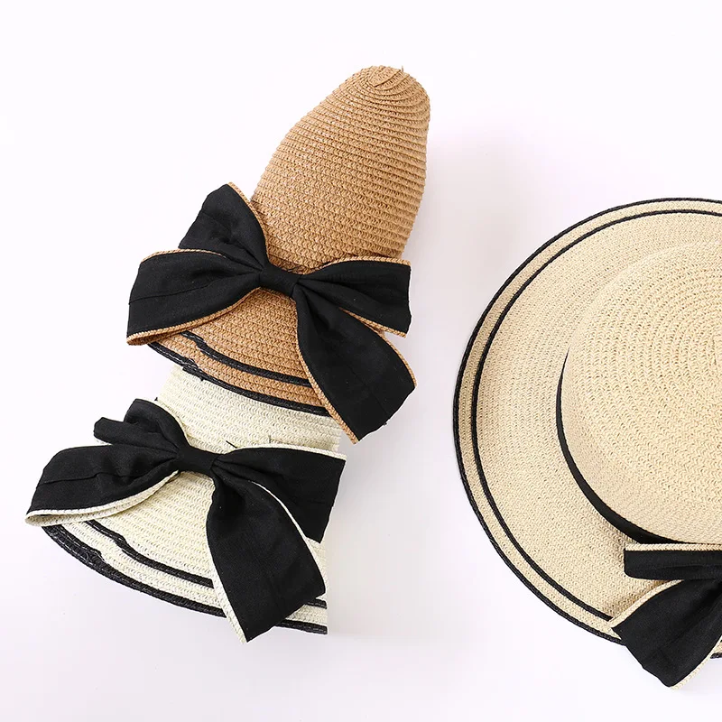 Summer Straw Hat Women Wide Brim Sun Protection Beach Hat bow-Knot Floppy Foldable Sun Hats For Women Ladies Parent-Child
Summer Straw Hat Women Wide Brim Sun Protection Beach Hat bow-Knot Floppy Foldable Sun Hats For Women Ladies Parent-Child