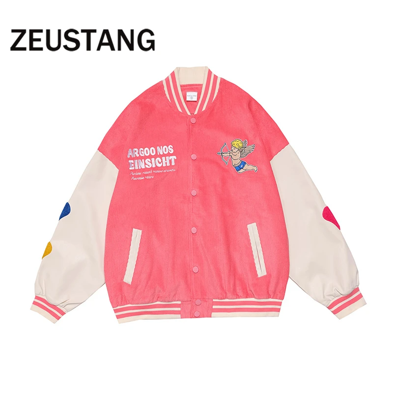 Zeustang Harajuku уличная мода куртки с буквенной вышивкой полосатые бейсбольные пальто хип-хоп повседневные свободные топы верхняя одежда
Zeustang Harajuku уличная мода куртки с буквенной вышивкой полосатые бейсбольные пальто хип-хоп повседневные свободные топы верхняя одежда