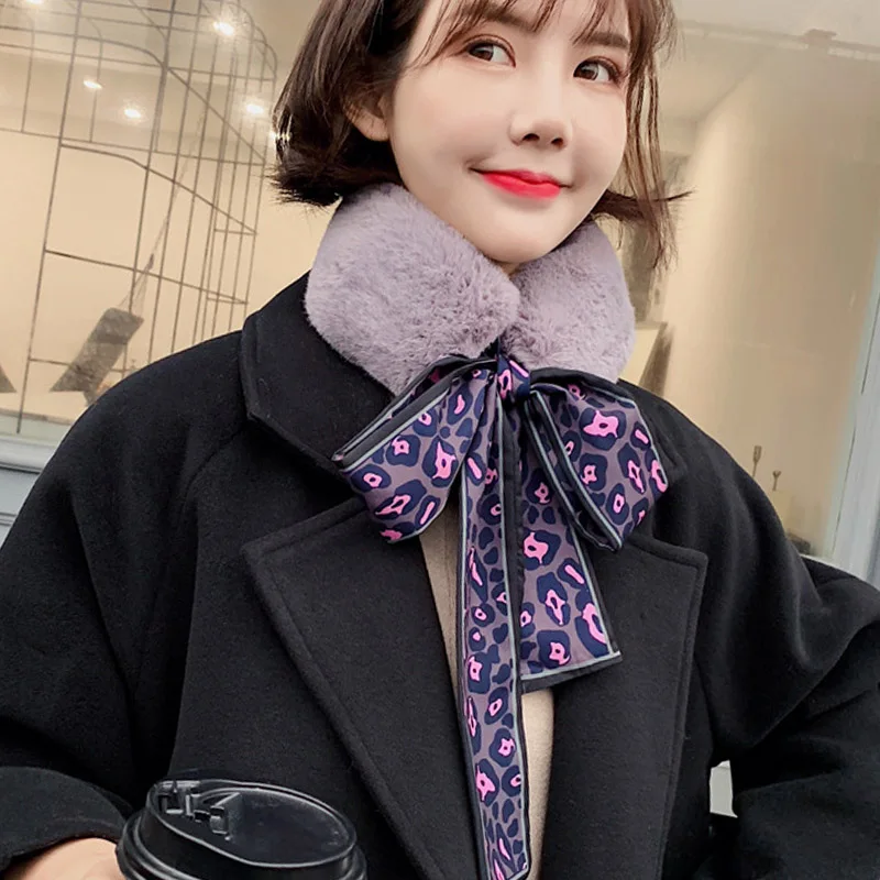 New Fashion Soft Women Faux Rabbit Fur Collar Scarf Plush Neck Warmer Winter Shawl Wrap Girls Echarpe Femme Hiver 
New Fashion Soft Women Faux Rabbit Fur Collar Scarf Plush Neck Warmer Winter Shawl Wrap Girls Echarpe Femme Hiver