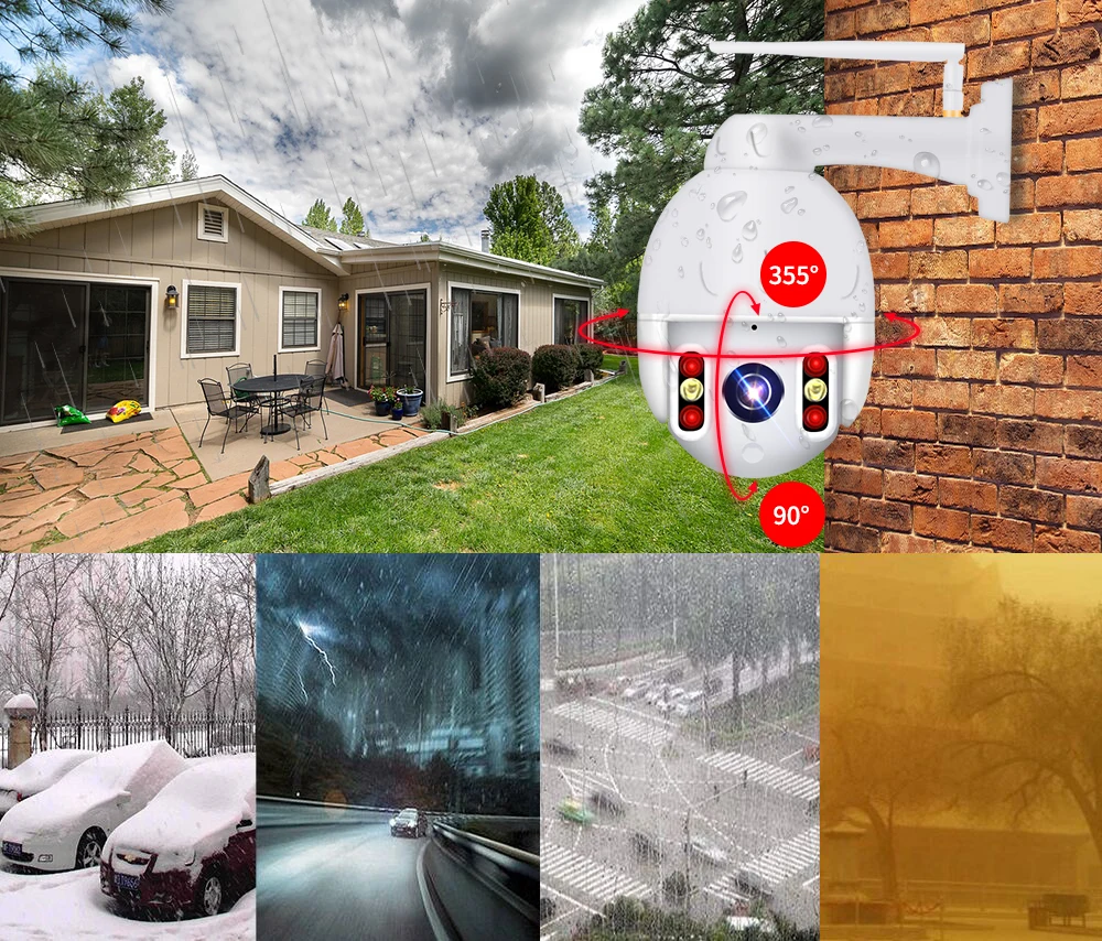 N_eye ip camera 8MP 4K HD outdoor waterproof Camera with color night vision PTZ Security wifi smart security camera 360 camera
N_eye ip camera 8MP 4K HD outdoor waterproof Camera with color night vision PTZ Security wifi smart security camera 360 camera
