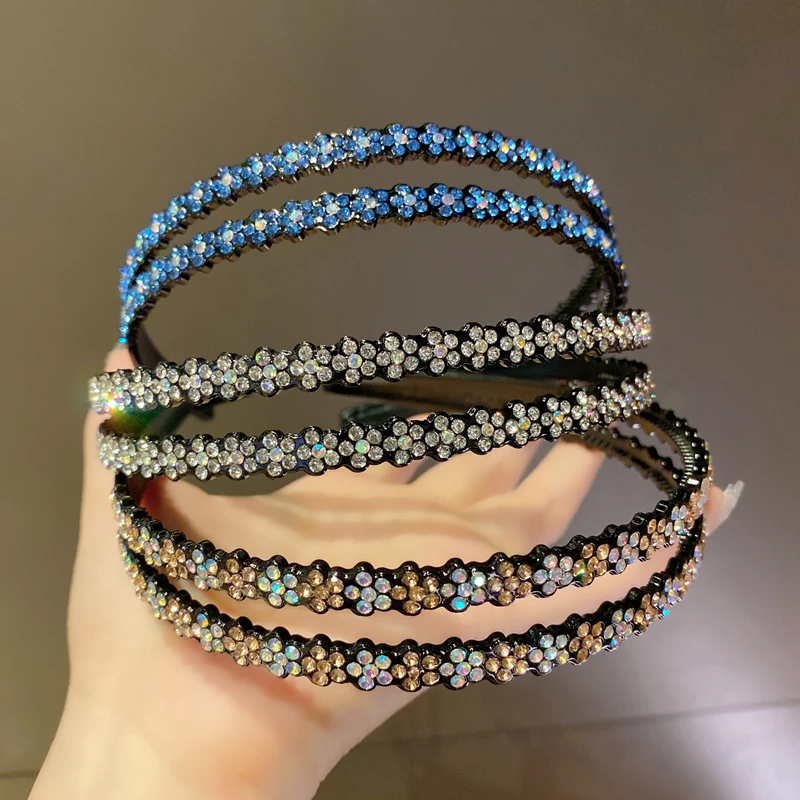 Rhinestone Flowers Headbands Broad-Brimmed Simple Resin Girls Hairbands Champagne White Blue Pink Accessories Summer Jewelry
Rhinestone Flowers Headbands Broad-Brimmed Simple Resin Girls Hairbands Champagne White Blue Pink Accessories Summer Jewelry