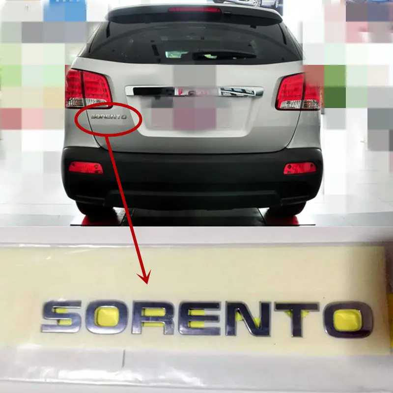 Оригинальная эмблема логотипа на багажник для kia Sorento 2009-2014 заднюю крышку