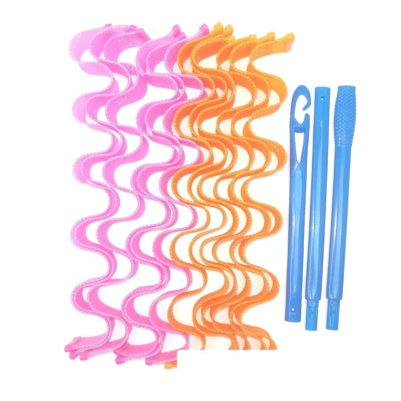 

30/45/55/65cm DIY Magic Hair Curler Heatless Hair Rollers Curlers Hairstyle Roller Spiral Roller Wave Formers Hair Styling Tools