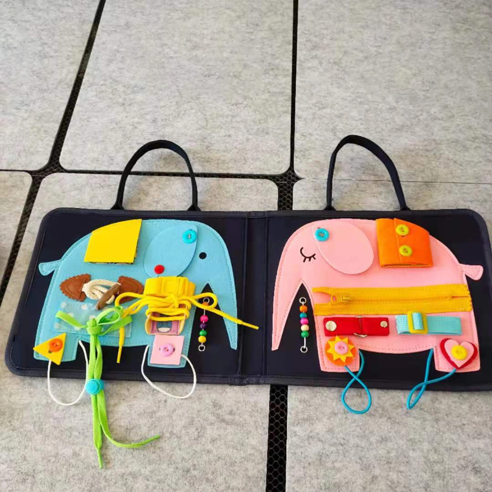 Portable Travel Busy Board Zipper Motor Skills Special Needs Montessori Toys
Portable Travel Busy Board Zipper Motor Skills Special Needs Montessori Toys