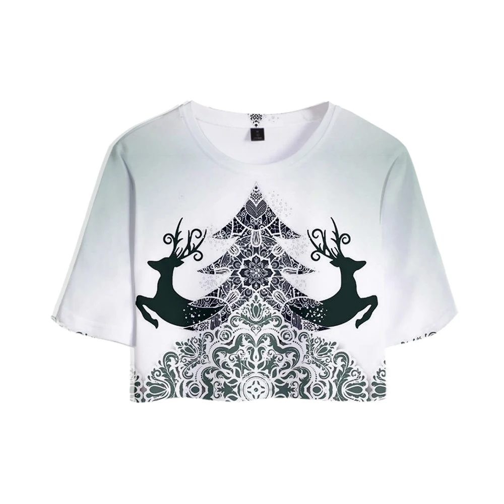 Christmas 3D Printed Women Crop Tops Fashion Summer Short Sleeve T-shirt 2019 Hot Sale Casual Streetwear Girls T shirt
Christmas 3D Printed Women Crop Tops Fashion Summer Short Sleeve T-shirt 2019 Hot Sale Casual Streetwear Girls T shirt