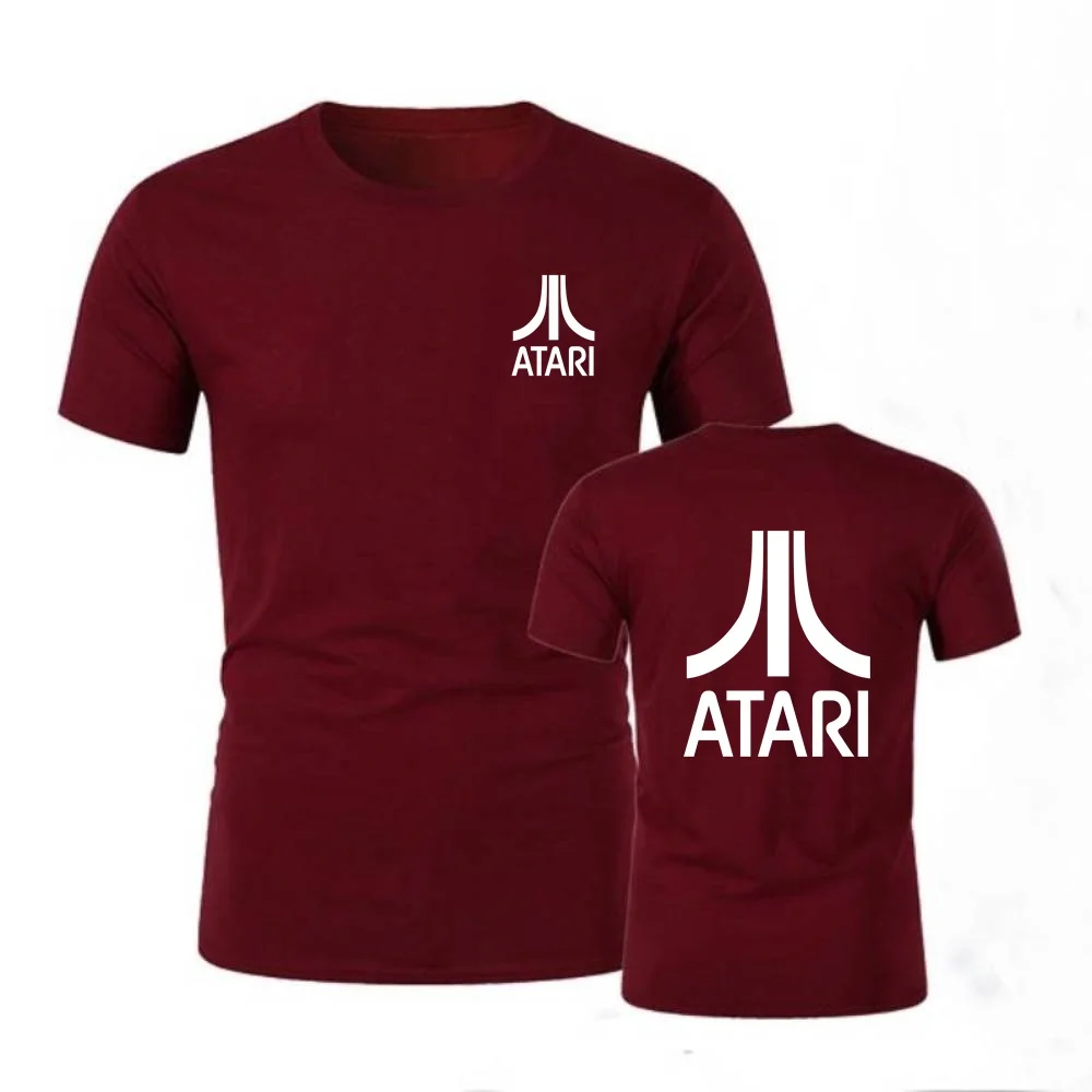 ATARI Tshirts Men's T-Shirt Summer Short Sleeve Top Tees Cotton Camisetas Hombre Fashion Print Hunting Fishing Fathers Clothing
ATARI Tshirts Men's T-Shirt Summer Short Sleeve Top Tees Cotton Camisetas Hombre Fashion Print Hunting Fishing Fathers Clothing