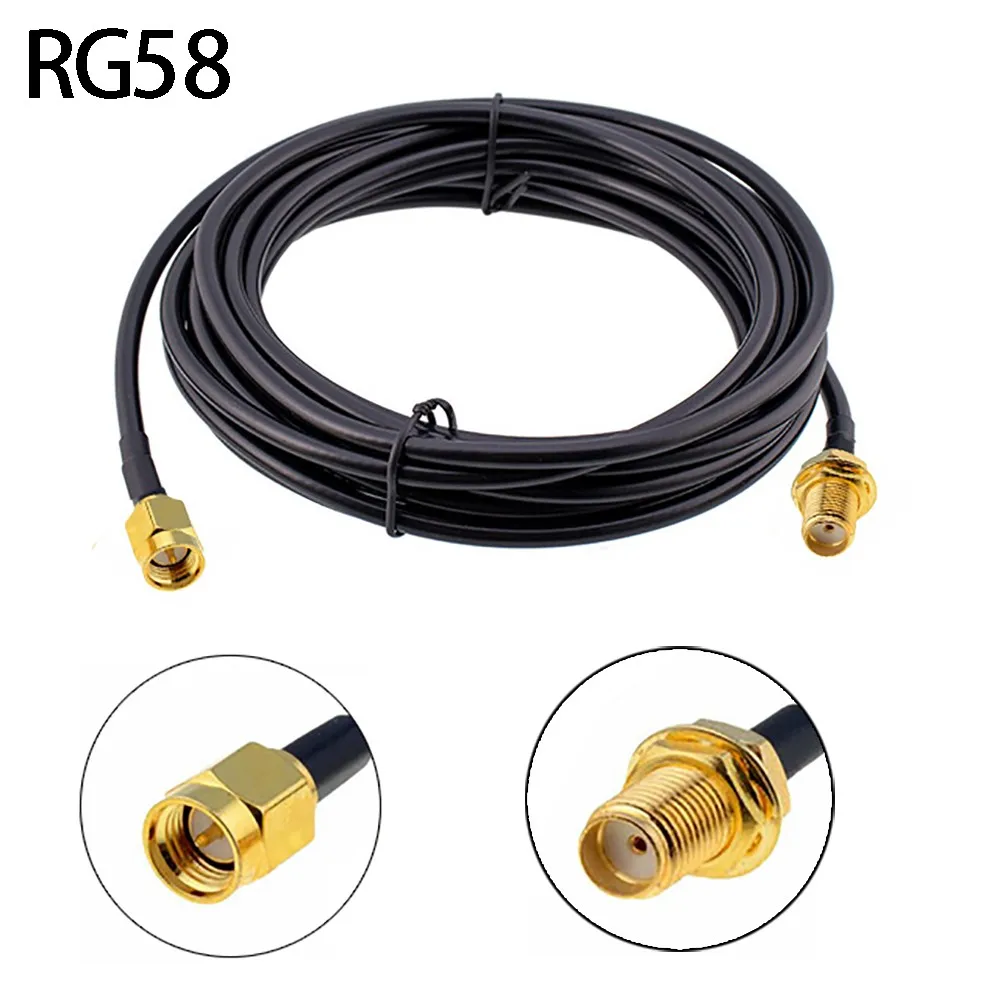 Удлинительный кабель с антенной 5 м, RF RG58, с низким коэффициентом потери, штекер SMA в гнездо SMA, 3G, 4G, Φ, 2G, LTE, GPS-антенны, шлюз отслеживания ГЛОНАС...
Удлинительный кабель с антенной 5 м, RF RG58, с низким коэффициентом потери, штекер SMA в гнездо SMA, 3G, 4G, Φ, 2G, LTE, GPS-антенны, шлюз отслеживания ГЛОНАС...