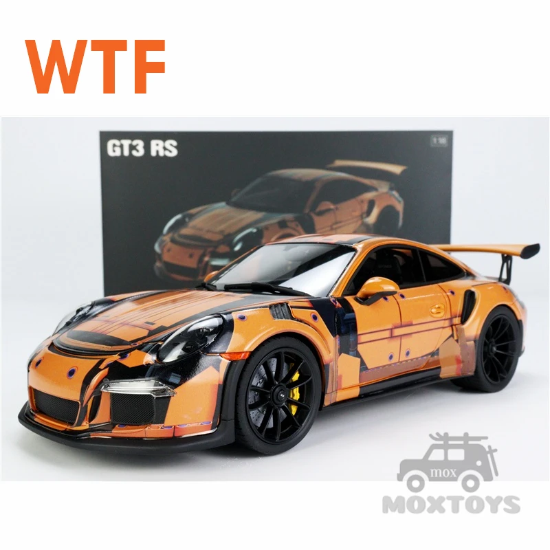 Строительные блоки WTF 1:18 GT3 RS, живопись, модель автомобиля из смолы
Строительные блоки WTF 1:18 GT3 RS, живопись, модель автомобиля из смолы