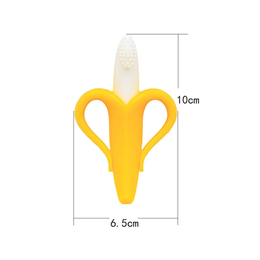 Baby Teether Silicone Teether Baby Safe Toothbrush BPA Free Banana Teethers For Teeth Infant Teething Toys Kid Dental Care Gifts
Baby Teether Silicone Teether Baby Safe Toothbrush BPA Free Banana Teethers For Teeth Infant Teething Toys Kid Dental Care Gifts