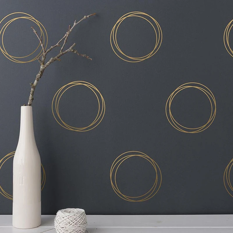 Geometric Ring Circle Wall Sticker Kids Room Bedroom Abstract Unique Gold Circle Wall Decal Playroom Living Room Vinyl Decor
Geometric Ring Circle Wall Sticker Kids Room Bedroom Abstract Unique Gold Circle Wall Decal Playroom Living Room Vinyl Decor