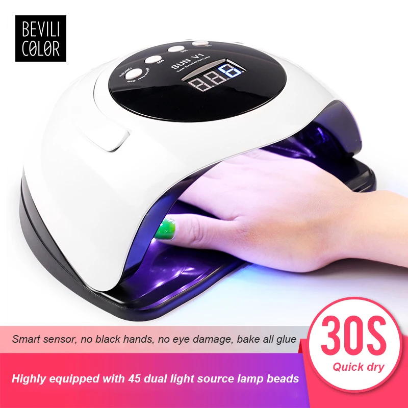168W/114W LED Nail Lamp Nail Dryer 45/57 LEDs UV LED Ice Lamp For Drying Gel Polish 10/30/60/99s Timer Auto Sensor Manicure Tool
168W/114W LED Nail Lamp Nail Dryer 45/57 LEDs UV LED Ice Lamp For Drying Gel Polish 10/30/60/99s Timer Auto Sensor Manicure Tool