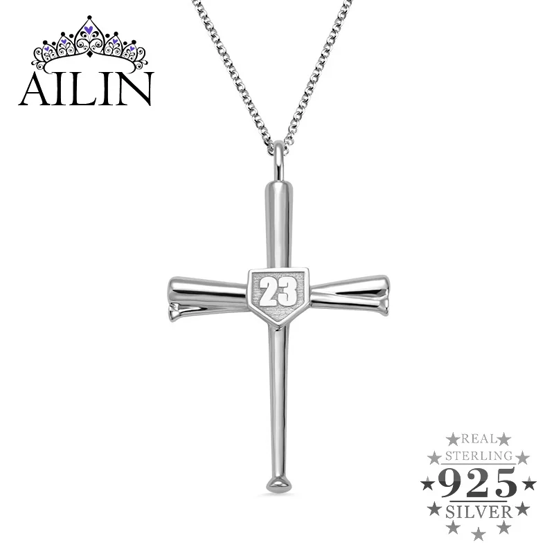 AILIN Cross Personalized Necklace Men Women Sports Baseball Number Cross Necklace Customize Lucky Number Necklace Christmas Gift
AILIN Cross Personalized Necklace Men Women Sports Baseball Number Cross Necklace Customize Lucky Number Necklace Christmas Gift