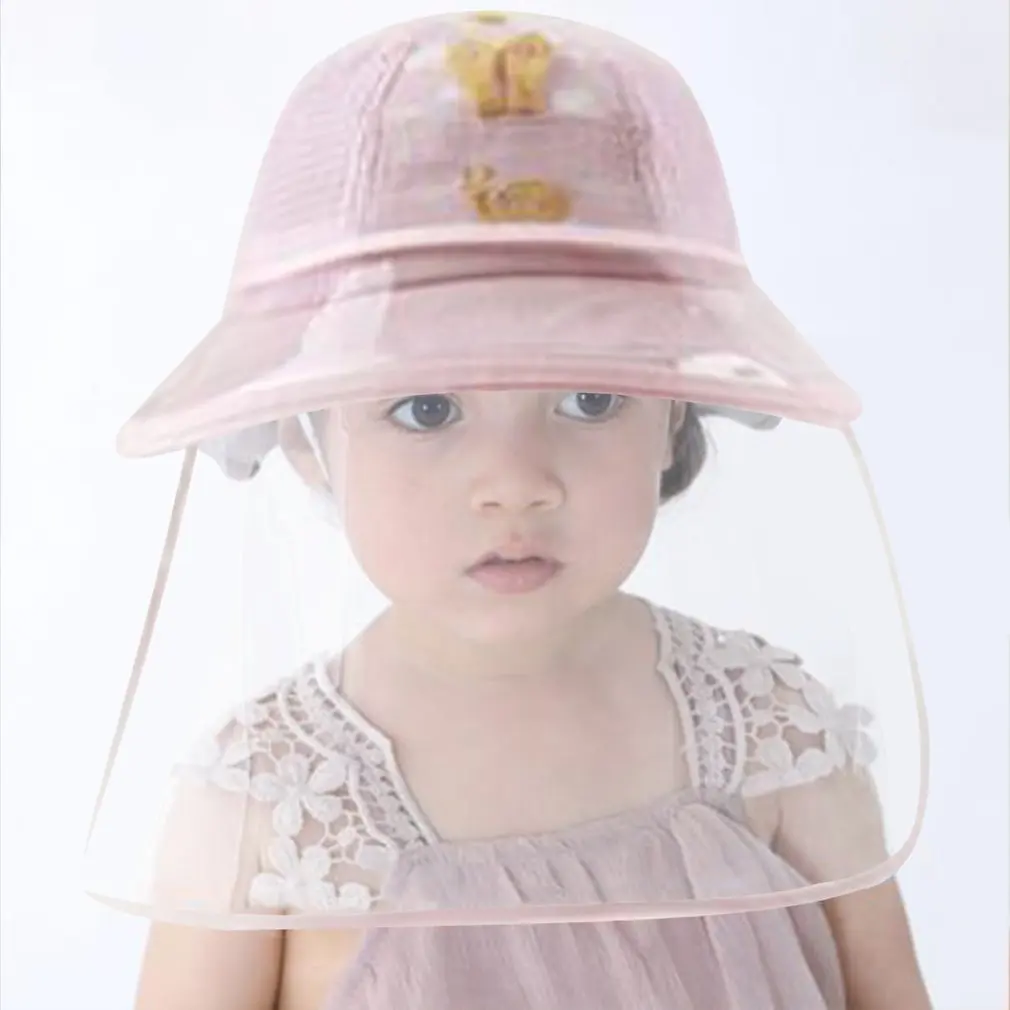 Dustproof Anti-splash Kid Hat With Protective Clear Prevent Saliva Face Shield Cartoon UV Protection Sunproof Bucket Hat Cap
Dustproof Anti-splash Kid Hat With Protective Clear Prevent Saliva Face Shield Cartoon UV Protection Sunproof Bucket Hat Cap