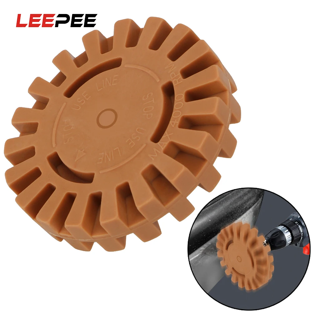 LEEPEE 1/4" Shank Rubber Eraser Wheel Auto Repair Paint Tool 20mm Polishing Wheel For Car Glue Stickers And Decals Remover
LEEPEE 1/4" Shank Rubber Eraser Wheel Auto Repair Paint Tool 20mm Polishing Wheel For Car Glue Stickers And Decals Remover