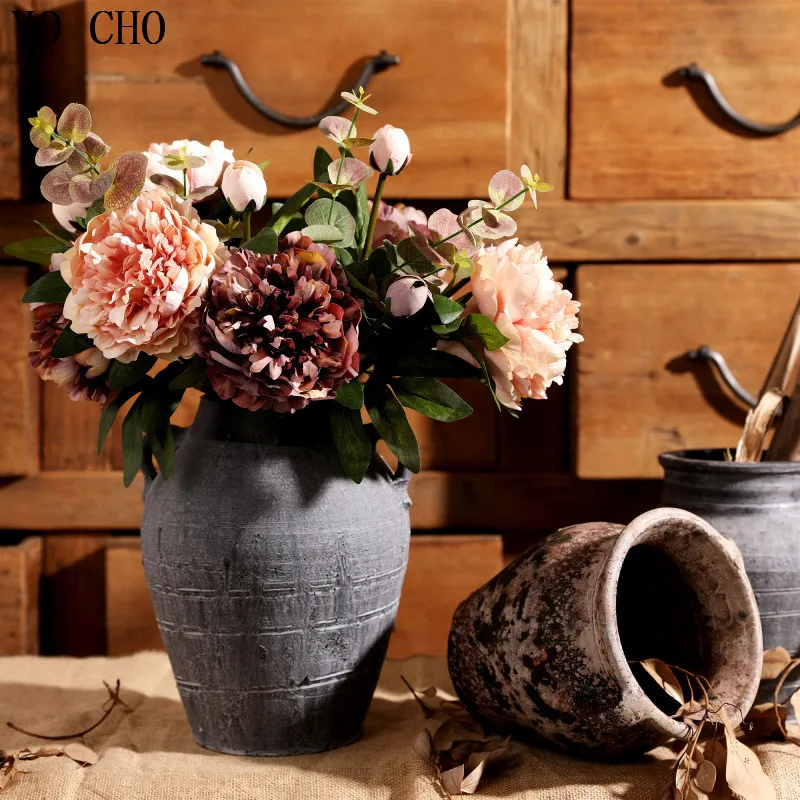 YO CHO Fake Silk Peony Artificial Flowers Vintage Artificial Flores 2 Head Versailles Peony for Wedding Home Birthday DIY Decor
YO CHO Fake Silk Peony Artificial Flowers Vintage Artificial Flores 2 Head Versailles Peony for Wedding Home Birthday DIY Decor