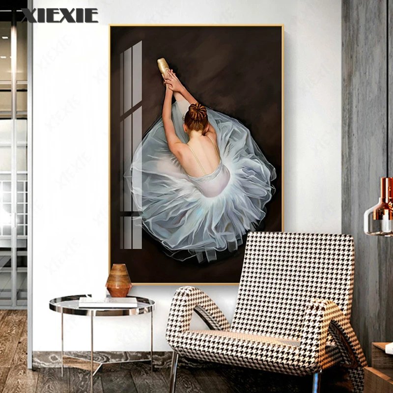Modern Ballet Dancing Girl Canvas Painting Nordic Style Poster and Print Figure Art Wall for Living Room Bedroom Decoration
Modern Ballet Dancing Girl Canvas Painting Nordic Style Poster and Print Figure Art Wall for Living Room Bedroom Decoration