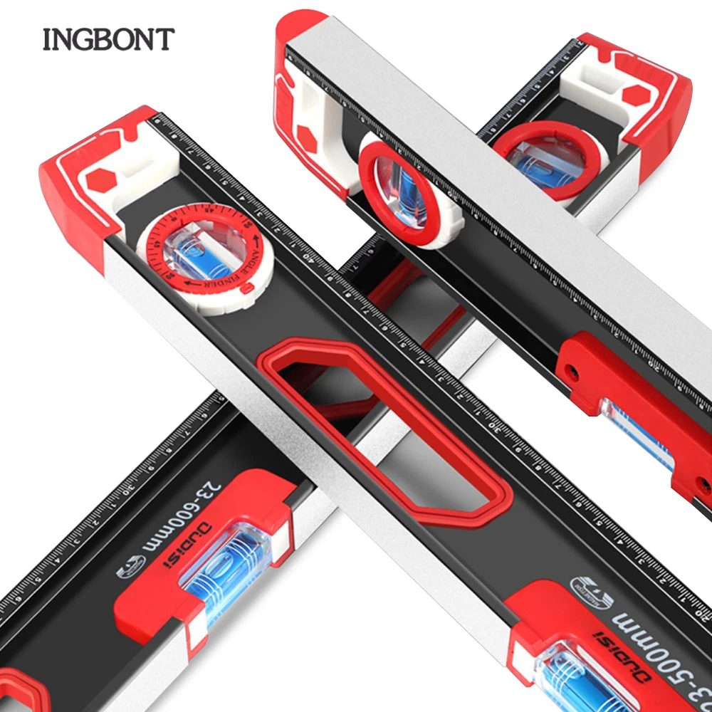 INGBONT Strong Magnetic Spirit Level High Precision Spirit Level Bubbles Level Measuring Construction Level Carpenter Tools
INGBONT Strong Magnetic Spirit Level High Precision Spirit Level Bubbles Level Measuring Construction Level Carpenter Tools