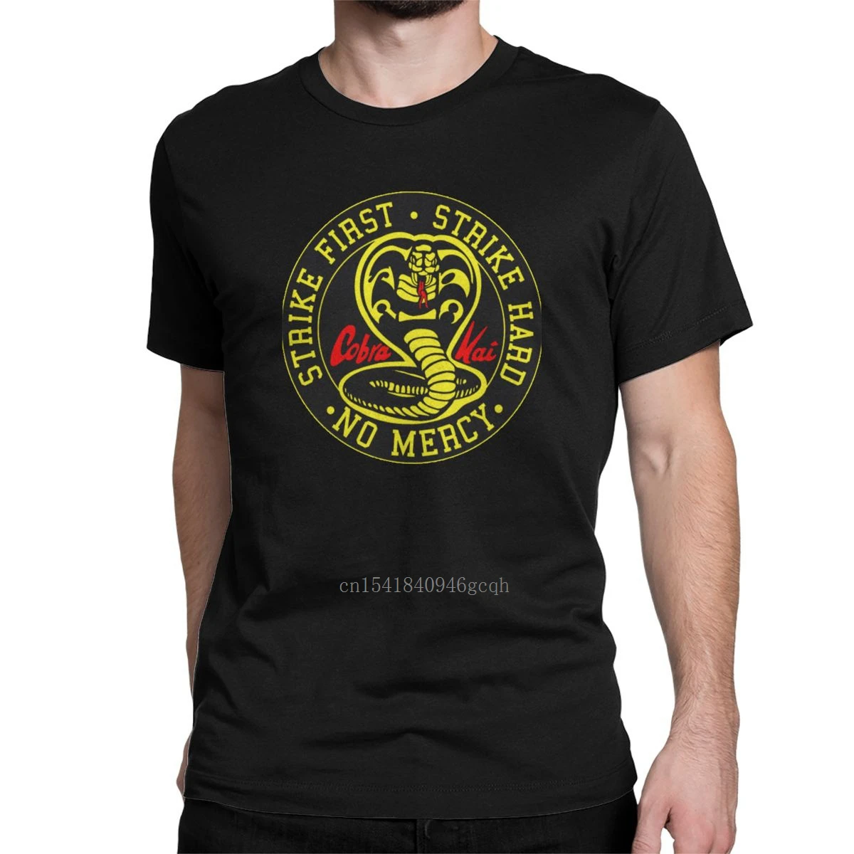 Cobra Kai Men T Shirts Anime Leisure Tees Short Sleeve Round Neck T-Shirt 100% Cotton Birthday Gift Clothes
Cobra Kai Men T Shirts Anime Leisure Tees Short Sleeve Round Neck T-Shirt 100% Cotton Birthday Gift Clothes