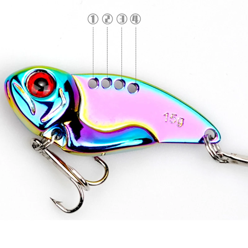 New Metal Vibration Spinner Sinking Bai VIB Spoon Wobbler Fishing Lure 7g 10g 12g 15g Fishing Tackle Bass Crankbait
New Metal Vibration Spinner Sinking Bai VIB Spoon Wobbler Fishing Lure 7g 10g 12g 15g Fishing Tackle Bass Crankbait