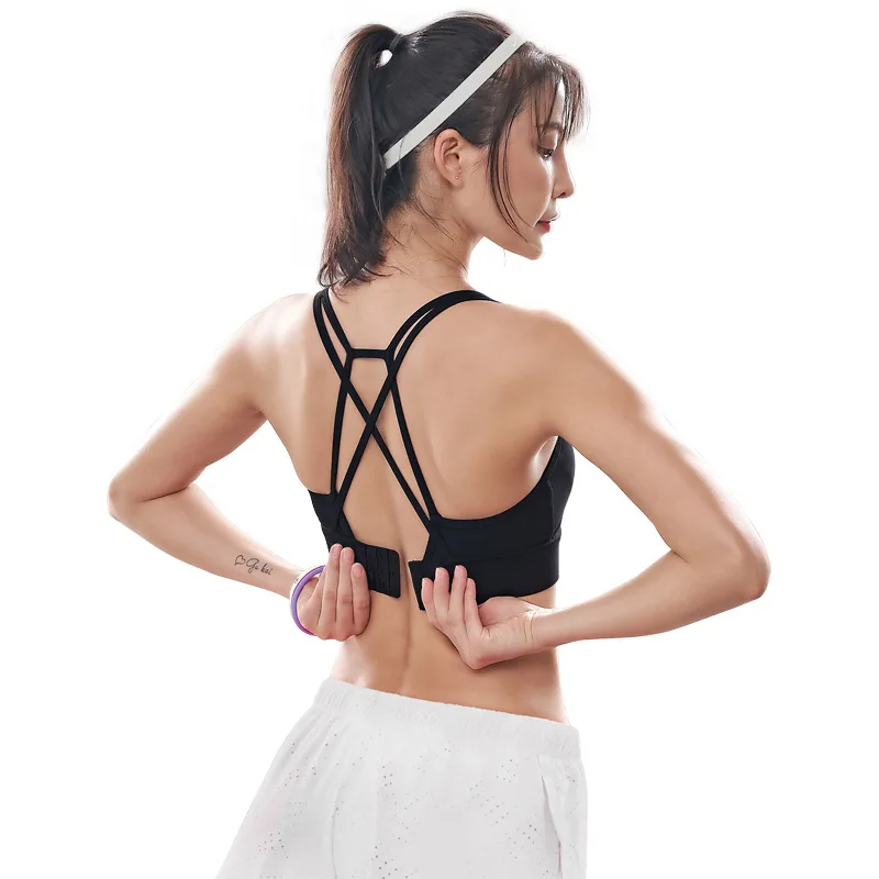 Front center cross beauty back sports underwear shockproof running sports bra Yoga gather fitness bra
Front center cross beauty back sports underwear shockproof running sports bra Yoga gather fitness bra