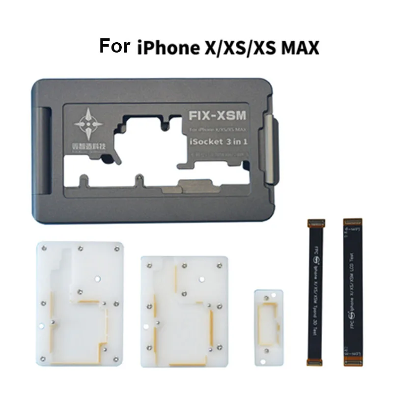 FIX-XS For iPhone X/XS/XSMAX PCB Motherboard Tester Logic Board Detection Fixture Without Disassembly
FIX-XS For iPhone X/XS/XSMAX PCB Motherboard Tester Logic Board Detection Fixture Without Disassembly