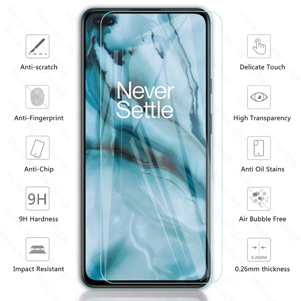 2-1 шт Оригинальные защитные очки для oneplus nord 2020 5g 6 44 ''защита экрана на one plus 1 +