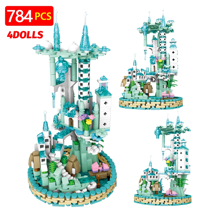 784PCS City Ice Snow Castle Building Blocks Friends Christmas Winter Princess House DIY Cartoon figure Brick Toys for Girls Gift
784PCS City Ice Snow Castle Building Blocks Friends Christmas Winter Princess House DIY Cartoon figure Brick Toys for Girls Gift