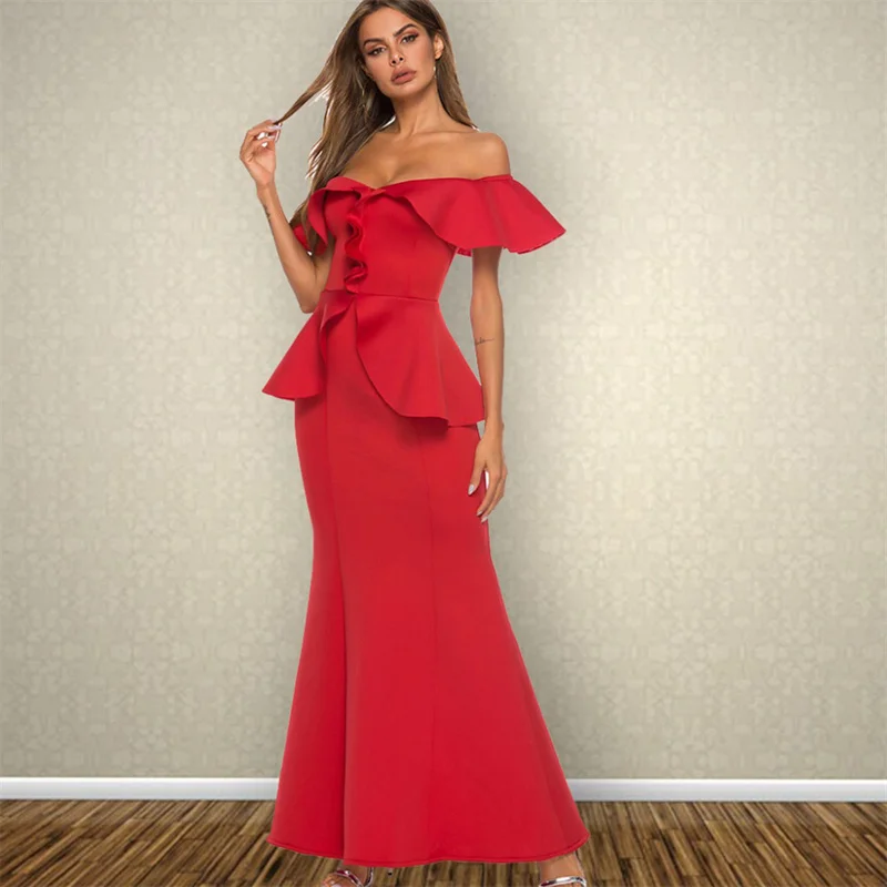 Long Women's African Red Mermaid Satin Evening Dress 2021 Robe de Soiree Elegant Party Dresses Vestido de Festa
Long Women's African Red Mermaid Satin Evening Dress 2021 Robe de Soiree Elegant Party Dresses Vestido de Festa