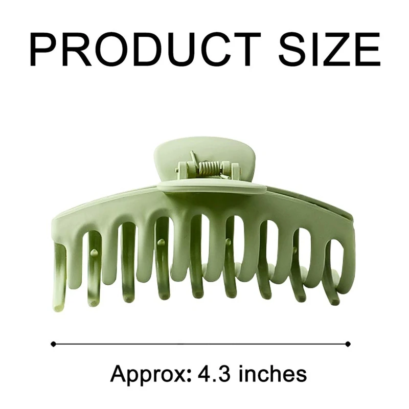 4pcs/set Korean Style Women Spring Hair Clip Large Updo Hair Claw Fashionable Ponytail Holder Clamp Hair Accessories
4pcs/set Korean Style Women Spring Hair Clip Large Updo Hair Claw Fashionable Ponytail Holder Clamp Hair Accessories