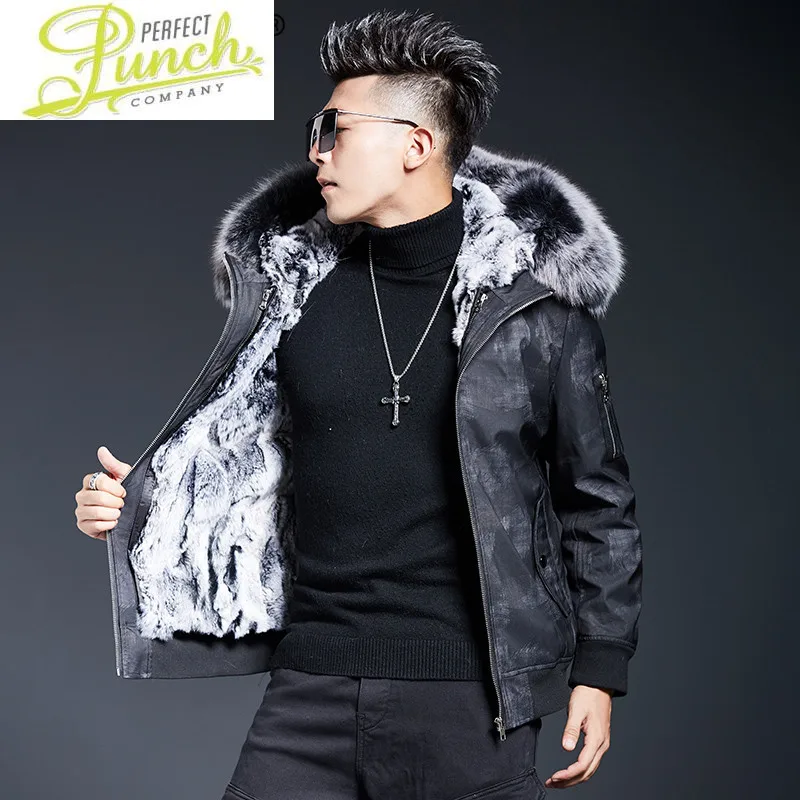 Parka Mens Real Fur Coat Natural Rex Rabbit Fur Liner Short Winter Jacket Fox Fur Collar Parkas Hombre 12990 KJ3462
Parka Mens Real Fur Coat Natural Rex Rabbit Fur Liner Short Winter Jacket Fox Fur Collar Parkas Hombre 12990 KJ3462