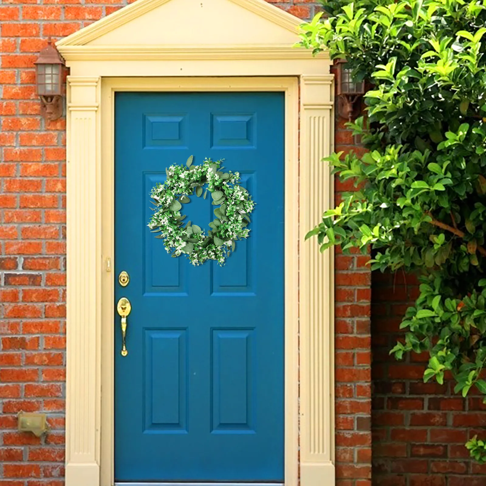 2021 Hot Simulation Garland Door Decoration Eucalyptus Eucalyptus Ring Small Thorn Eucalyptus Door Eucalyptus Leaf Wreath #
2021 Hot Simulation Garland Door Decoration Eucalyptus Eucalyptus Ring Small Thorn Eucalyptus Door Eucalyptus Leaf Wreath #