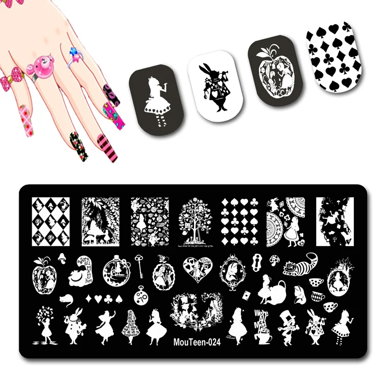 2021 New Magic Playing Card Nail Stamper Card Girl Transfer Mold Red Heard Nail Art Template Magic Image Plate #024
2021 New Magic Playing Card Nail Stamper Card Girl Transfer Mold Red Heard Nail Art Template Magic Image Plate #024
