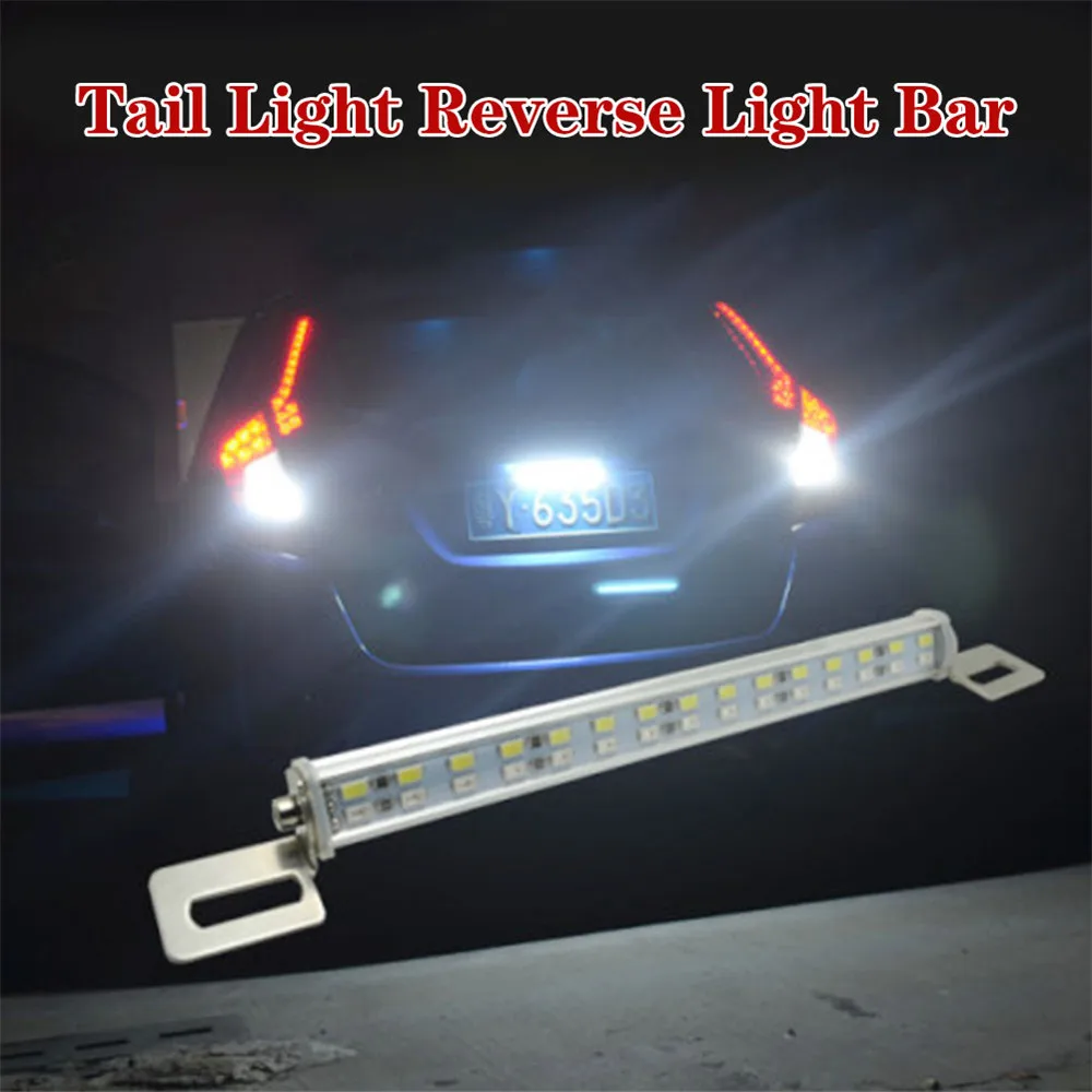 SHHU Car White/Red 30Leds Rear Car LED License Plate Lights Brake Stop Lamp Tail Reverse Light Bar 5730 SMD License Plate Lights
SHHU Car White/Red 30Leds Rear Car LED License Plate Lights Brake Stop Lamp Tail Reverse Light Bar 5730 SMD License Plate Lights