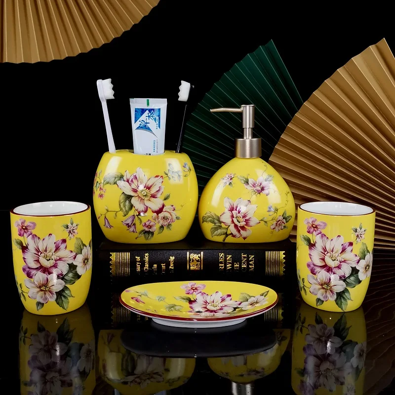 WHYOU Fashion Creative Bathroom Set Emulsion Bottle Accessories Wash Gargle Cup Toothbrush Suit Wedding Gift
WHYOU Fashion Creative Bathroom Set Emulsion Bottle Accessories Wash Gargle Cup Toothbrush Suit Wedding Gift