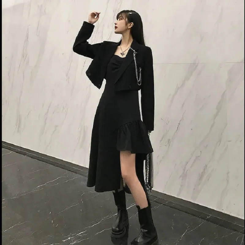 Y2K spring new sexy dress casual sling slim fit ladies summer black bar jacket vintage piece skin key clothes clothes dress suit
Y2K spring new sexy dress casual sling slim fit ladies summer black bar jacket vintage piece skin key clothes clothes dress suit