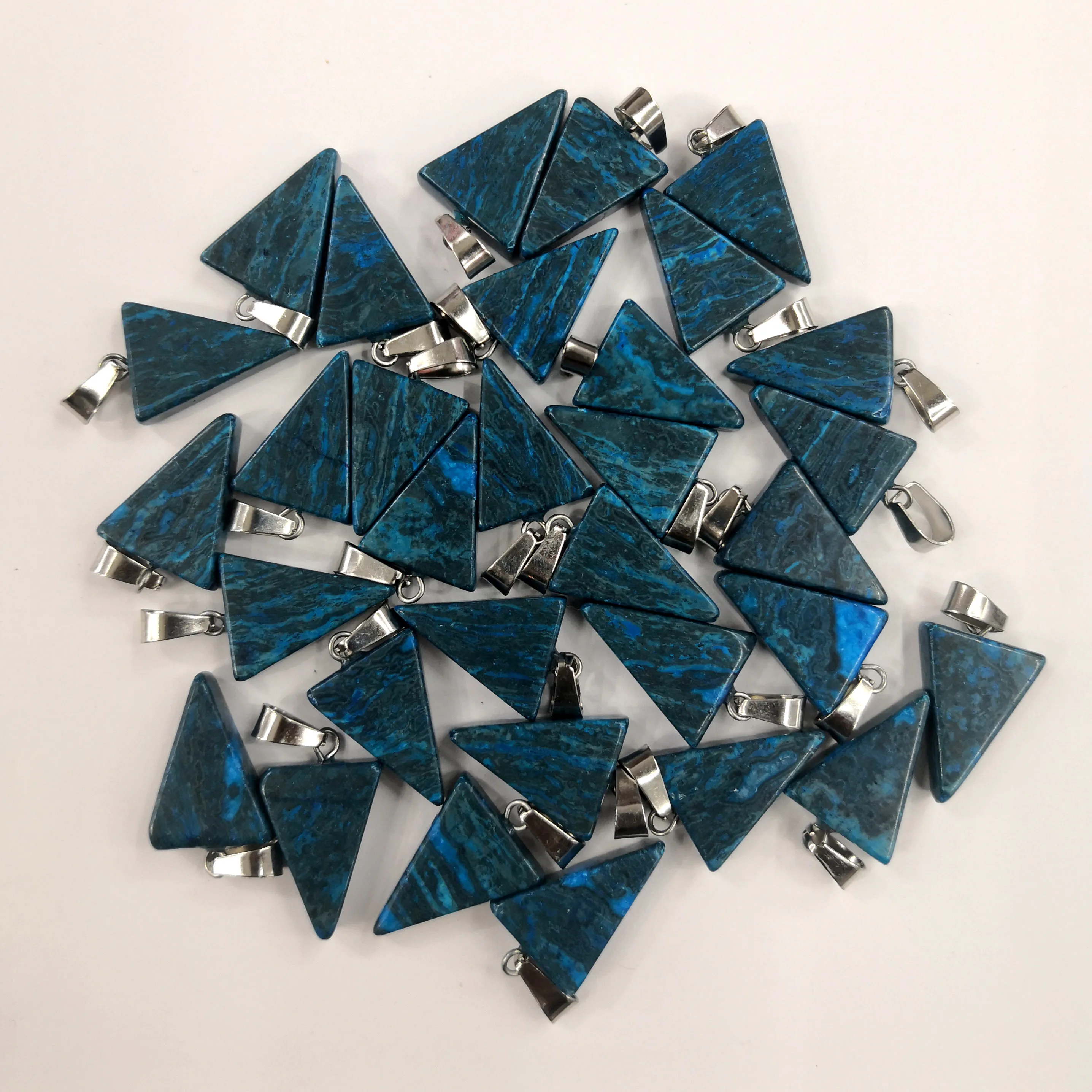 fashion Triangle blue agates natural Stone Pendant Necklace for jewelry making Gift accessories for charming men wholesale
fashion Triangle blue agates natural Stone Pendant Necklace for jewelry making Gift accessories for charming men wholesale