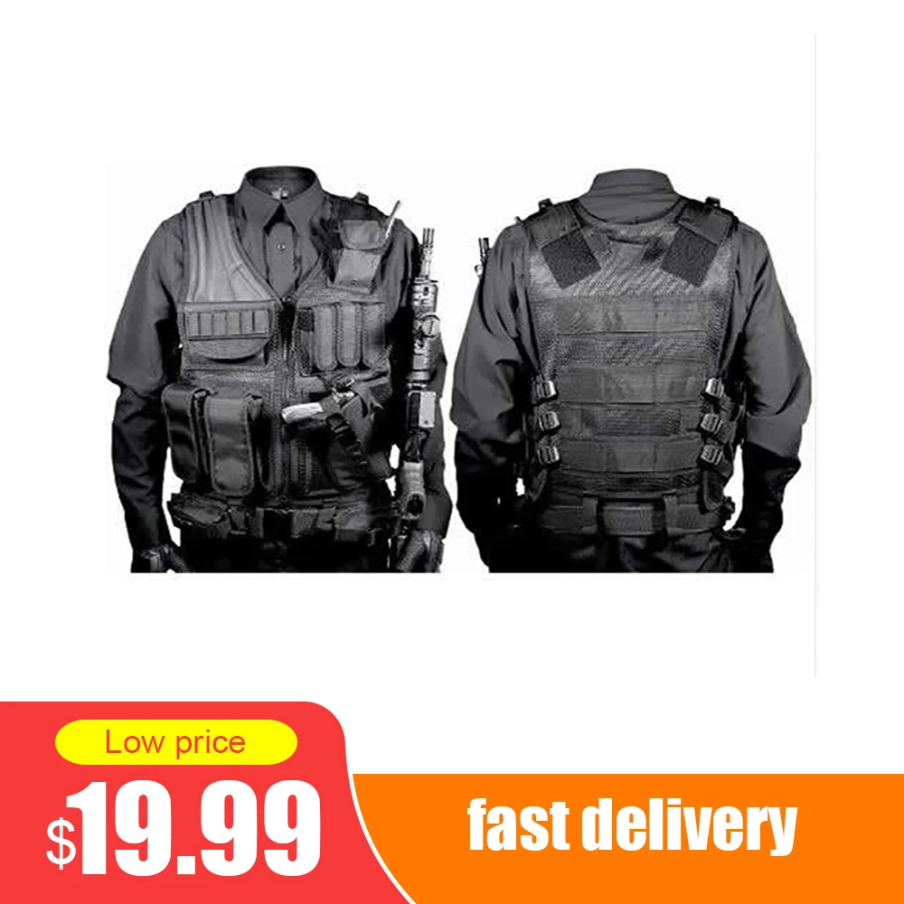 Tactical Vest Military Combat Armor Vests Mens Tactical Hunting Vest Army Adjustable Armor Outdoor CS Training Vest Airsoft
Tactical Vest Military Combat Armor Vests Mens Tactical Hunting Vest Army Adjustable Armor Outdoor CS Training Vest Airsoft
