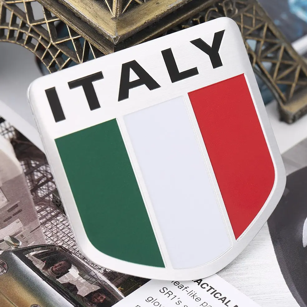 3D Aluminum Italy Map National Flag Car Sticker Car Styling For Iveco Lamborghini Alfa DeTomaso Maserati Zagato
3D Aluminum Italy Map National Flag Car Sticker Car Styling For Iveco Lamborghini Alfa DeTomaso Maserati Zagato